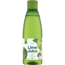 Woolworths Citrus Juice Lime Bottle 250mL