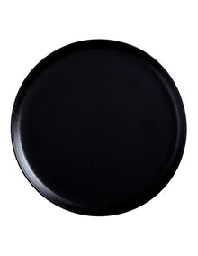 Caviar High Rim Platter 28cm in Black