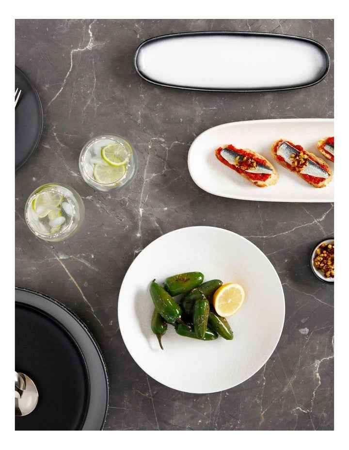 Caviar Round Sauce Dish 10cm in Black