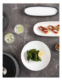 Caviar Round Sauce Dish 10cm in Black