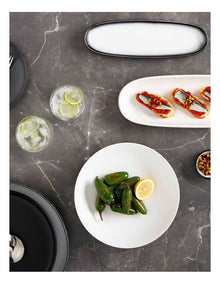 Caviar Round Sauce Dish 10cm in Black