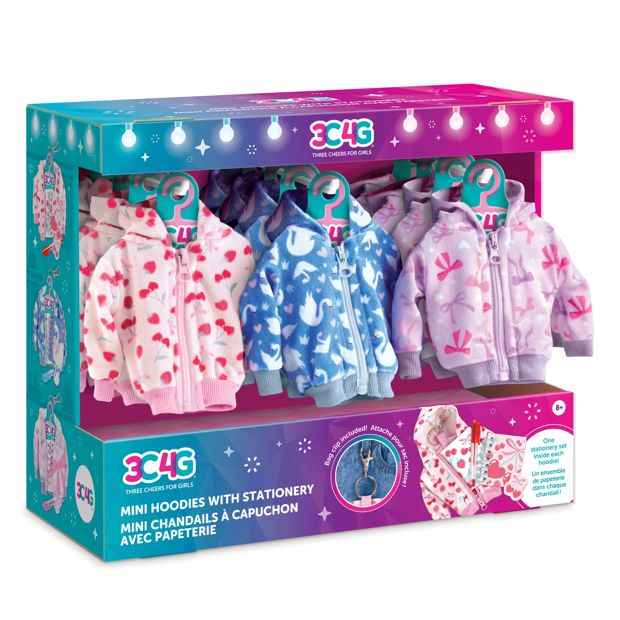 Mini Hoodie Stationery Set - Assorted Colours