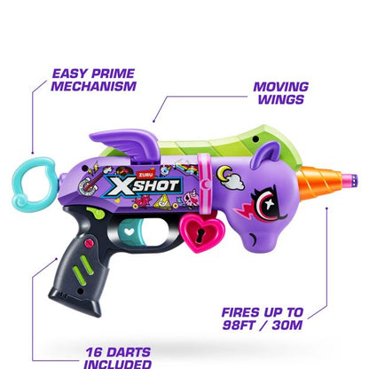 Xshot Purple Blastercorn (16 Darts) By Zuru