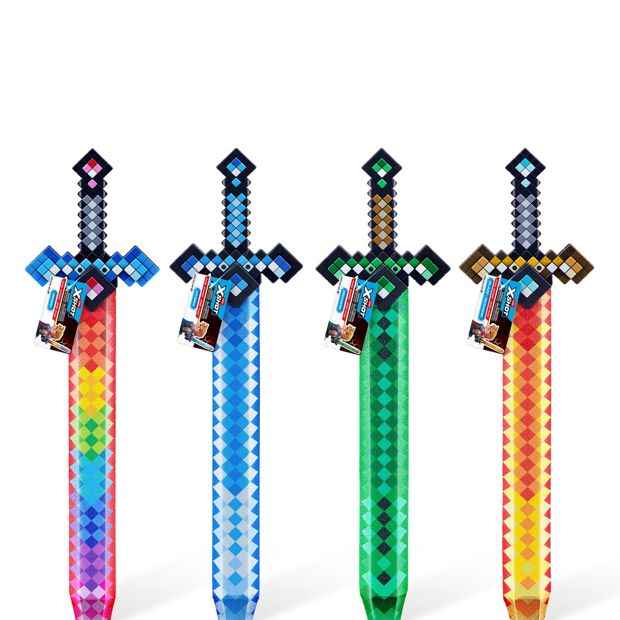Foam Pixel Sword - Assorted Colours