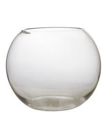 Diamante Rose Bowl 22cm in Clear