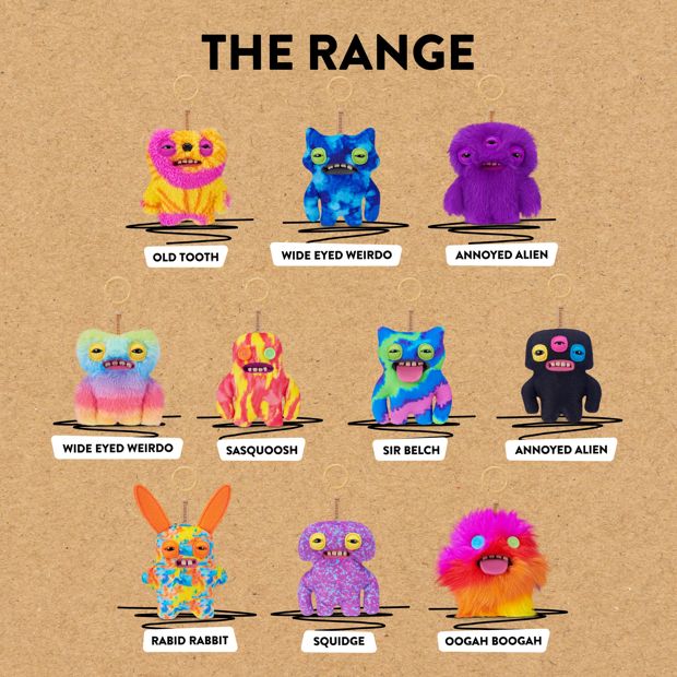 Fuggler 5in Keyrings S6 - Assorted