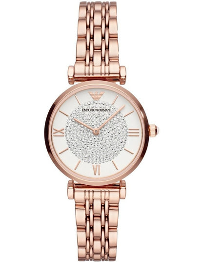 Rose Gold Tone Analogue Watch AR11244