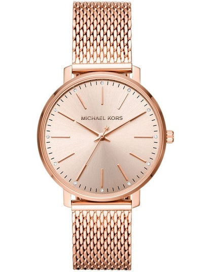 Pyper Analogue Watch MK4340 in Rose Gold Tone