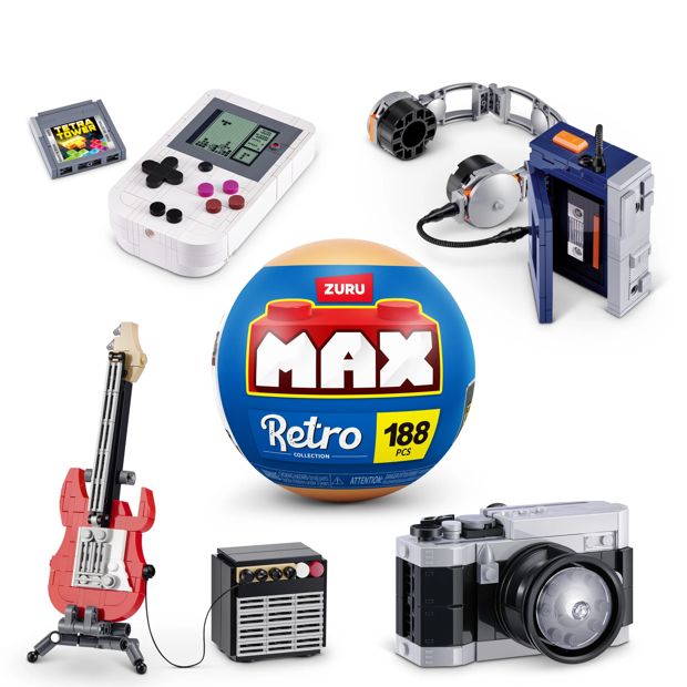 Zuru Max Build More Premium Retro S2 Building Bricks Collection