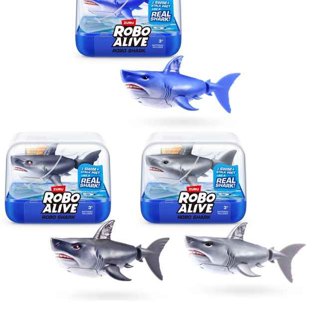 Water Activated Robotic Shark Toy - Assorted Colours