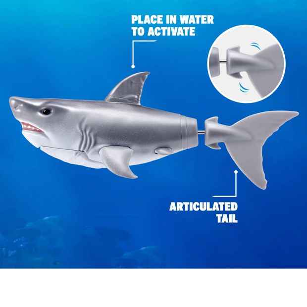 Water Activated Robotic Shark Toy - Assorted Colours