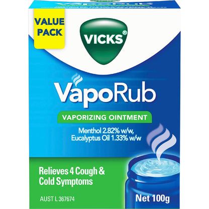 Vicks Vaporub Decongestant Rub 100g