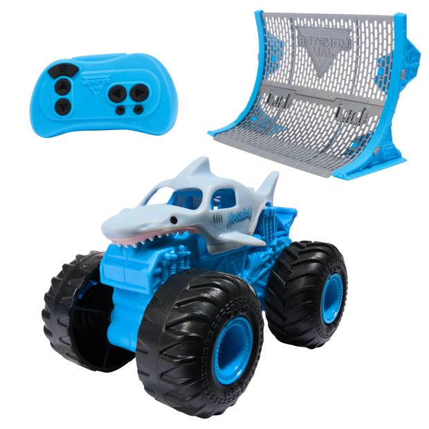 1:64 Scale Remote Control Monster Truck with Ramp