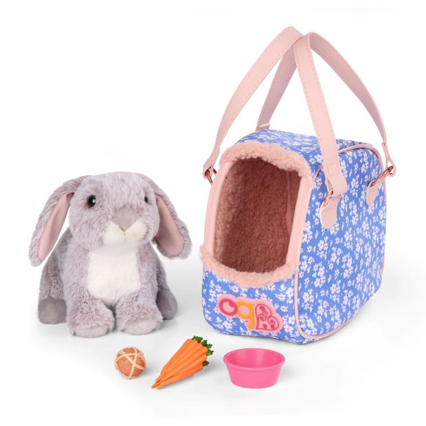 Our Generation Pet Carrier with Bunny & Accessories