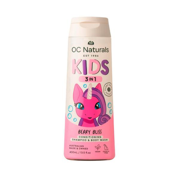 OC NATURALS KIDS 3 IN 1:BERRY BLISS:.:400 ML