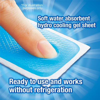Kool 'n' Soothe Soft Gel Sheets For Headache & Migraine Relief 6 pack