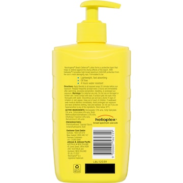 Neutrogena SPF 50 Beach Defence Sunscreen Lotion 400mL