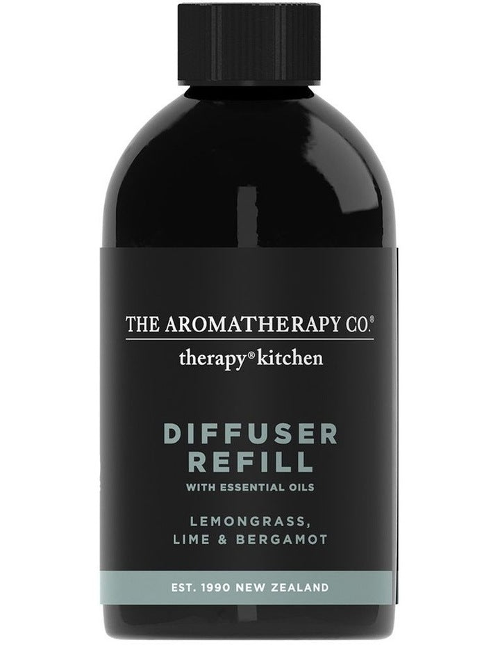 Therapy Kitchen Lemongrass Lime and Bergamot Diffuser Refill