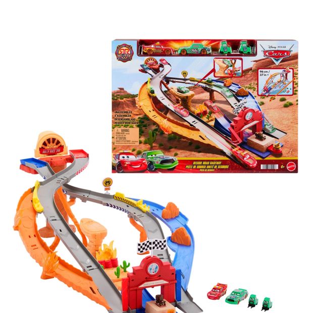 Disney and Pixar Cars Radiator Springs Race & Rescue Rescue Road Raceway Playset