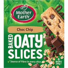 Mother Earth Chocolate Chip Oaty Slice 40g x 6 pack