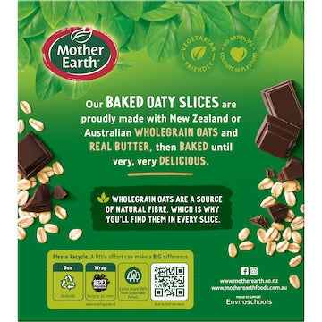 Mother Earth Chocolate Chip Oaty Slice 40g x 6 pack
