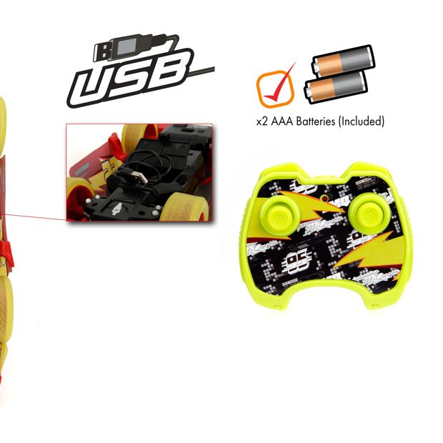 Glow-in-the-Dark Remote Control Race Car, 1:14 Scale