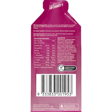Winners Energy Gel Berry Burst 45g