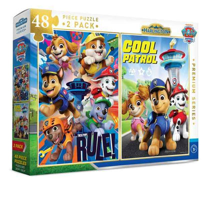 Kids' 48-Piece Puzzle Set - Assorted Designs, Pack of 2