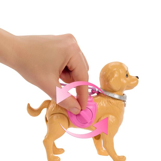 Doll and Walking Puppy Playset with Accessories