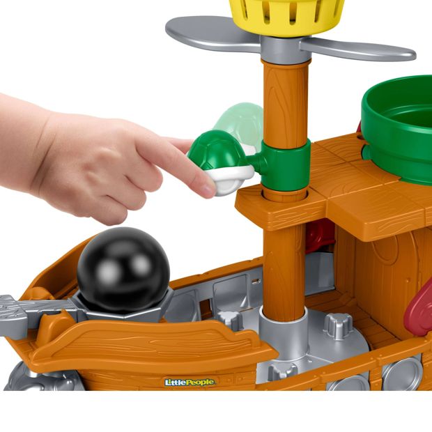Fisher-Price Little People My Mario Bowser's Airship & Figure Set