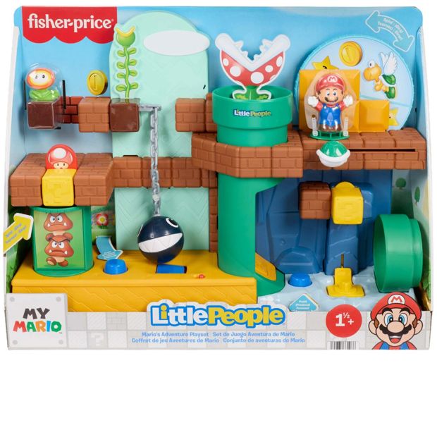 Fisher-Price Little People My Mario Adventure Playset