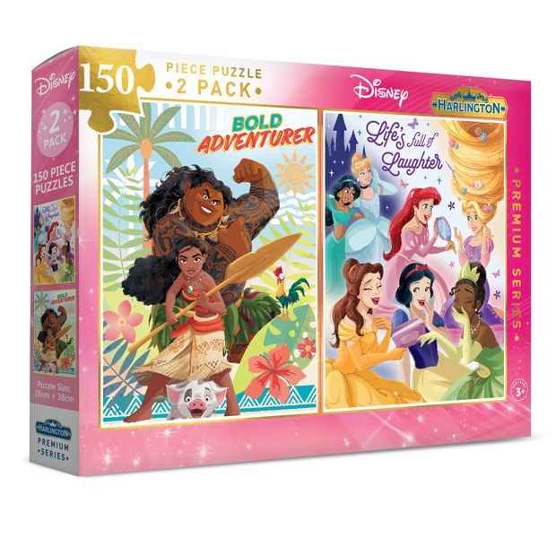 2 Pack Kids 150 Piece Jigsaw Puzzles - Assorted Scenes