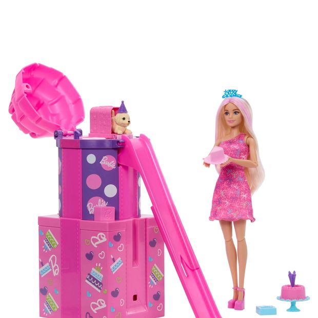 Barbie Rise & Surprise Pet Birthday Series Doll & Accessories