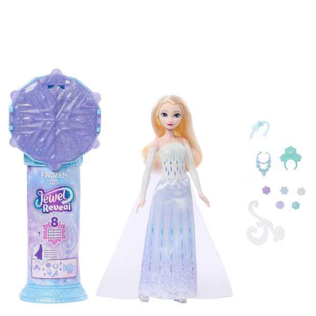 Disney Frozen Jewel Reveal Elsa Fashion Doll & Accessories