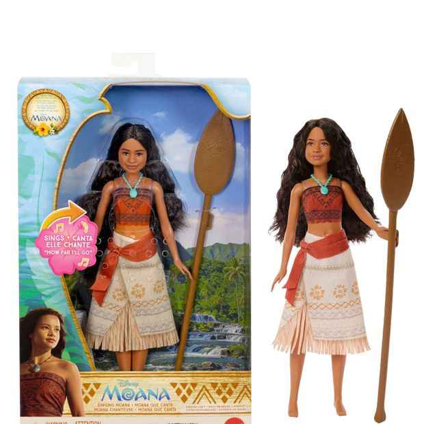 Mattel Disney Moana Singing Fashion Doll - Sings “How Far I’ll Go” Inspired by Live Action Movie