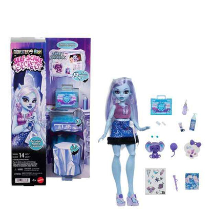 14 Piece Monster High Self-Scare Secrets Abbey Bominable Fashion Doll and Accessories Set