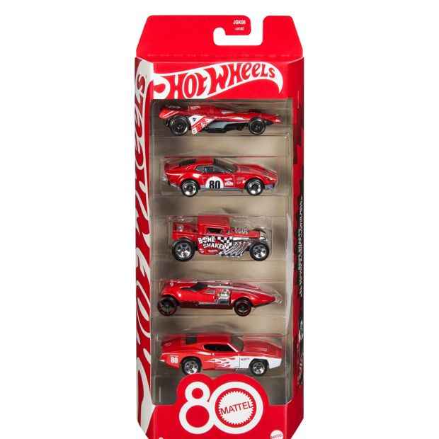 Hot Wheels Core Mattel 80th Anniversary 5-Pack