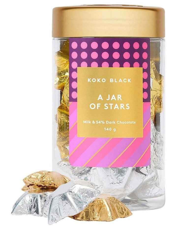 A Jar of Stars Milk and 54% Dark Chocolate