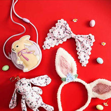 Kids Floral Bunny Bag Charm