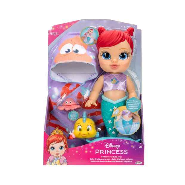 Mermaid Bath Toy Set with Colour-Changing Tail