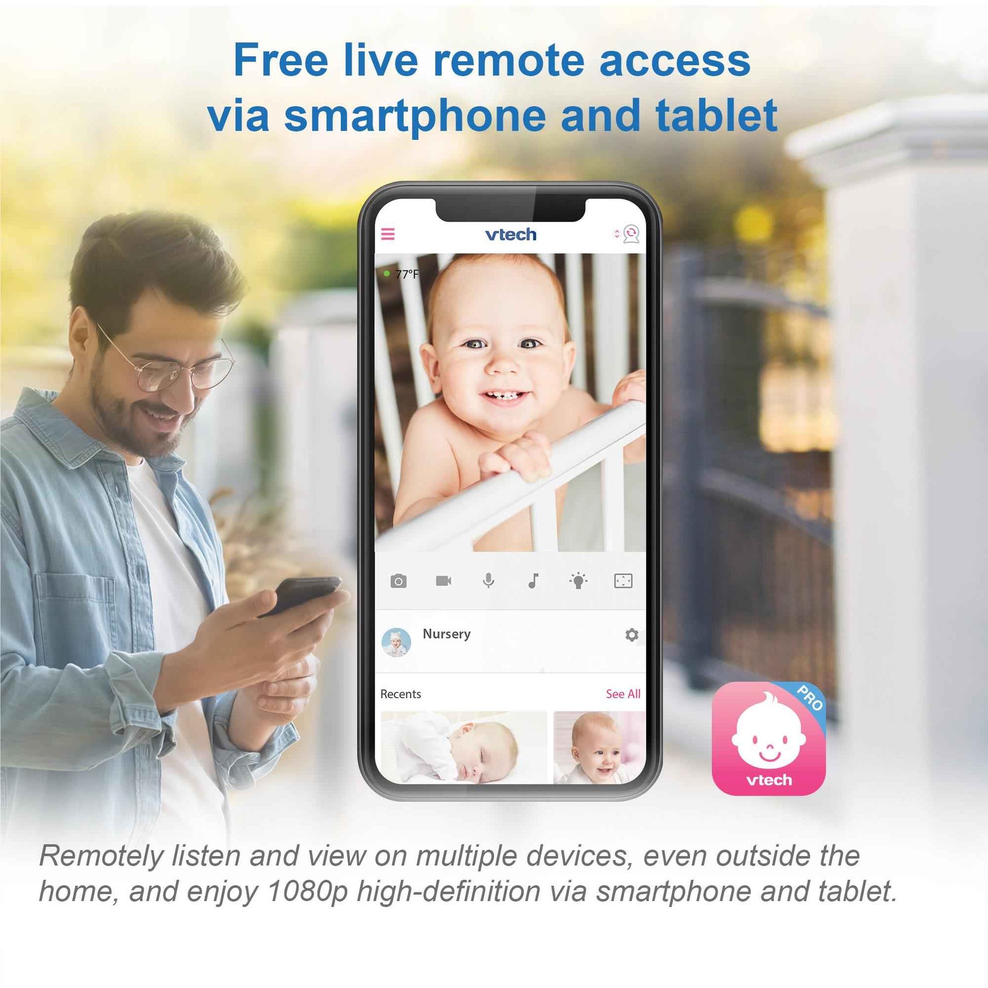 VTech RM9751 Smart Wi-Fi HD Baby Camera