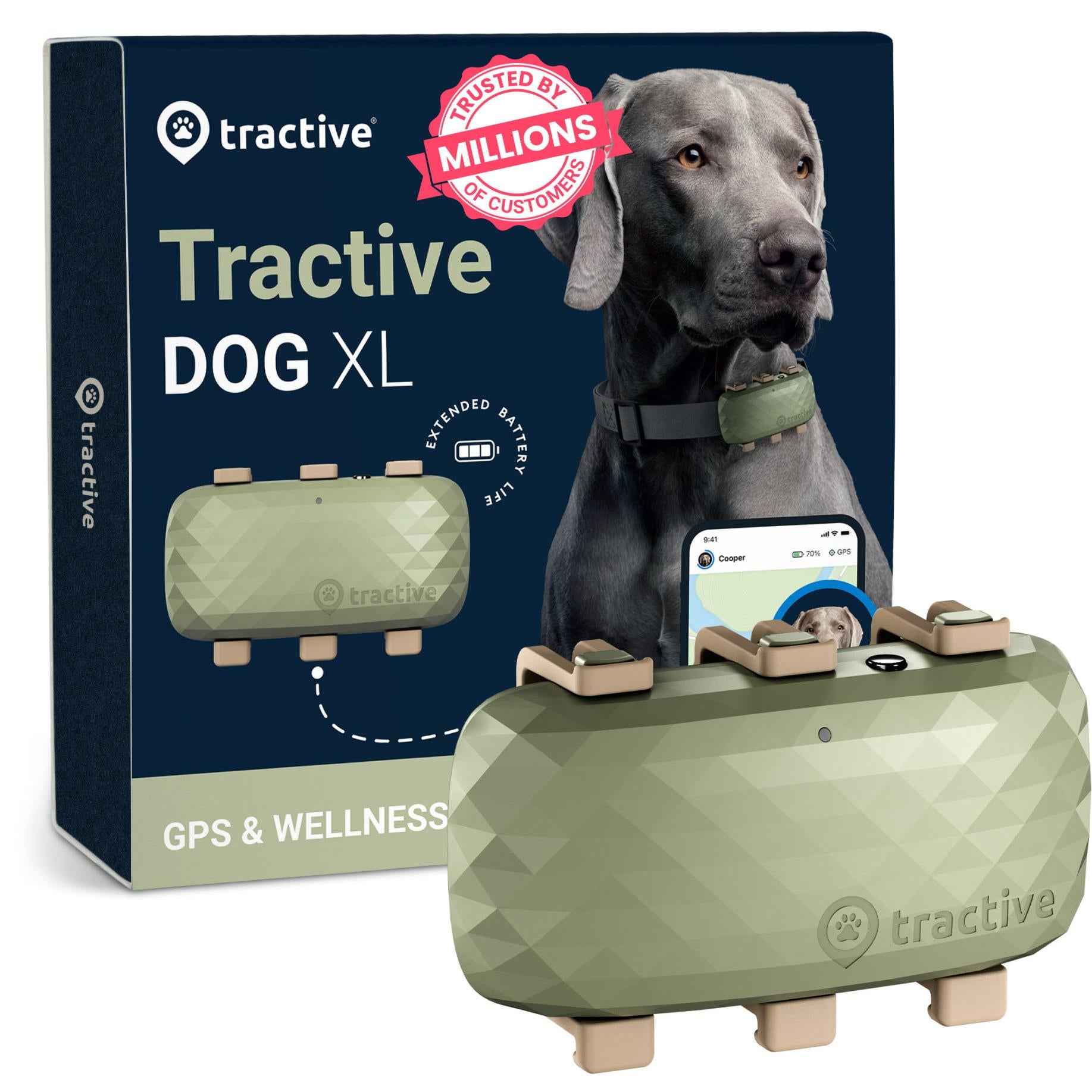 Tractive GPS DOG XL (Green)