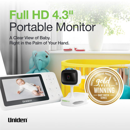 Uniden BW4501  4.3” FULL HD Baby Monitor and Clamp Camera