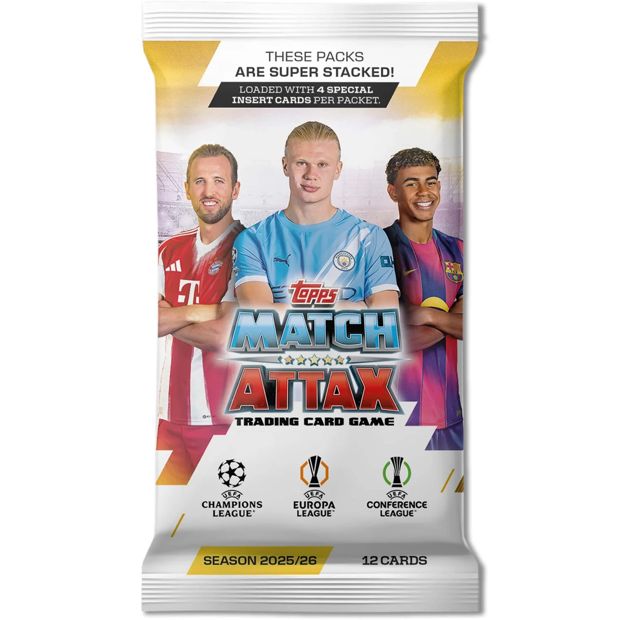 Topps UCC Match Attax 2025/2026 Edition Trading Card Game Booster Pack