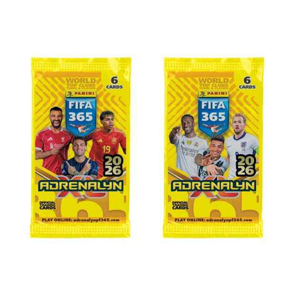 Panini FIFA 365 Adrenalyn Xl 2026 Soccer Trading Card Game Booster Pack - Assorted