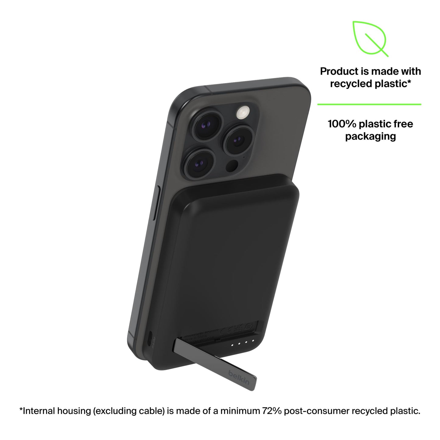 Belkin BoostCharge Pro Magnetic 5K Power Bank with Qi2 15W (Black)
