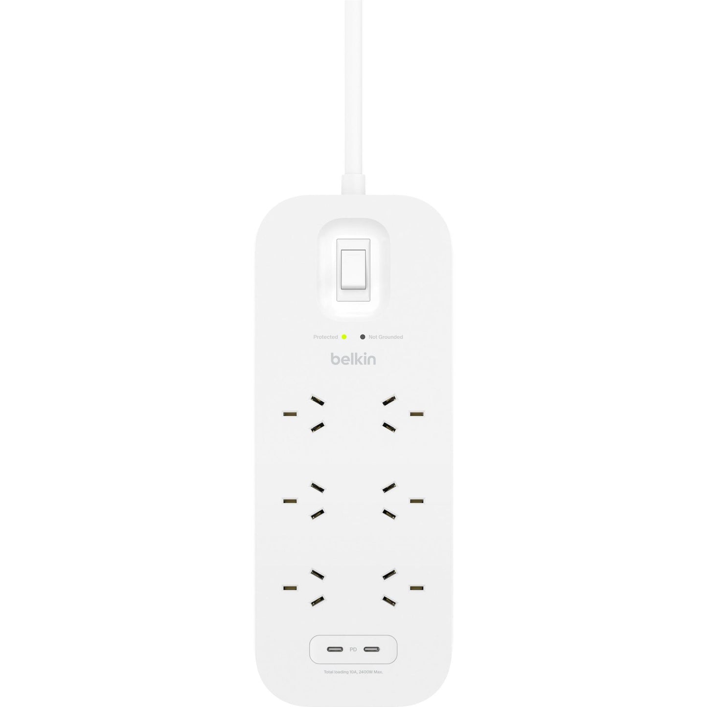 Belkin Connect 6-Outlet Surge Protector with Dual USB-C 30W