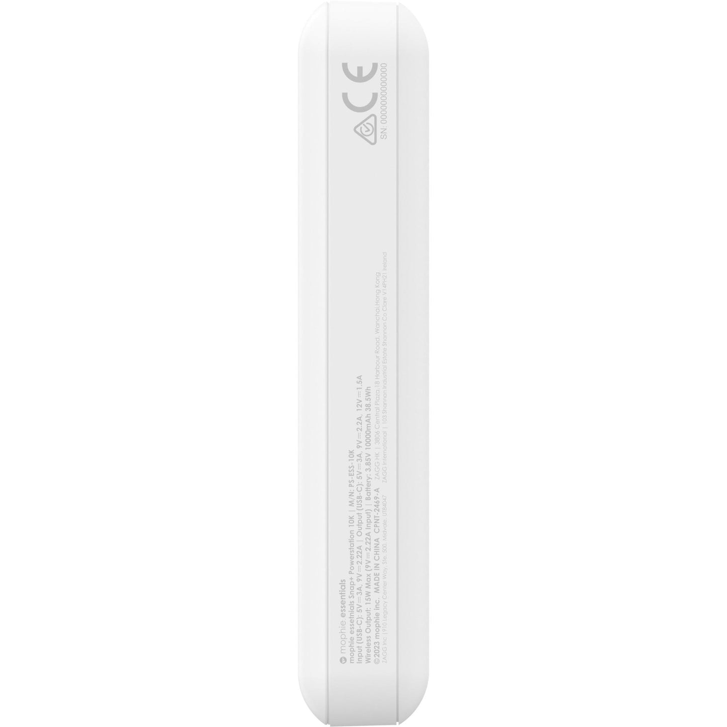 Mophie Essential Power Station Snap+ 10K  (White)