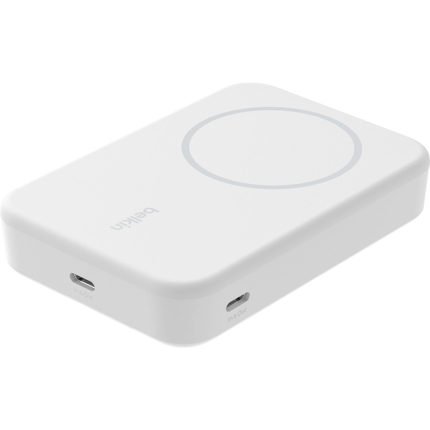 Belkin BoostCharge Pro Magnetic 10K Qi2 15W Power Bank (White)