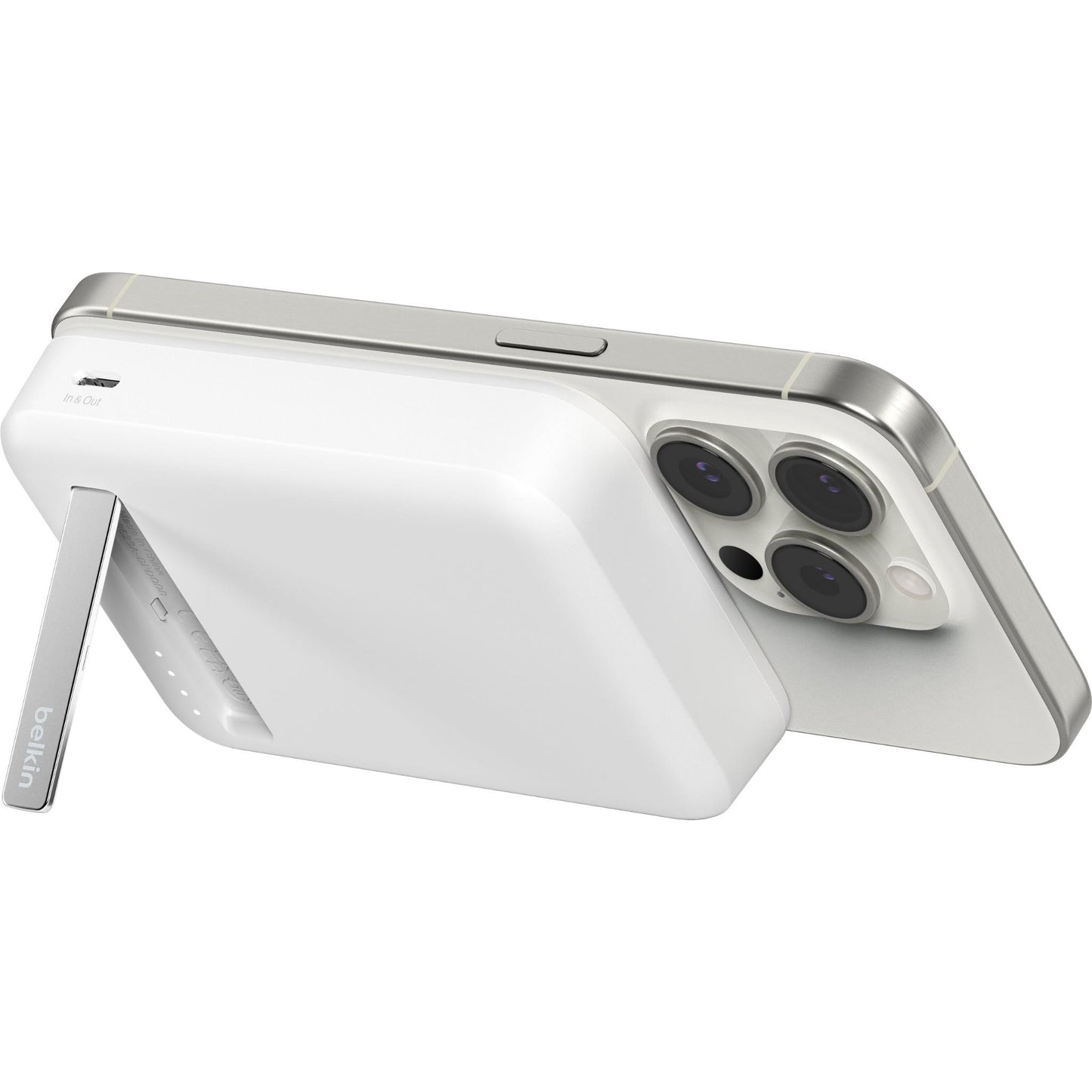 Belkin BoostCharge Pro Magnetic 10K Qi2 15W Power Bank (White)